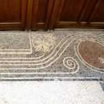 Mosaico romano con figuras geométricas y florales (1)