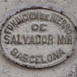 Sello de la fundición Salvador Mir de Barcelona