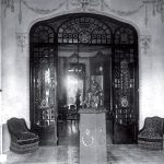 Interior de la quinta Sant Rafel a inicios del siglo XX