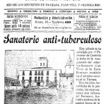 Publicación de La Comarca del Vallès, de 1911, inauguración del sanatorio